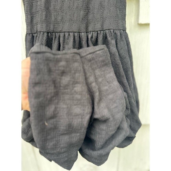 Cider Ruffle Ruched Square Neck Romper M - Picture 8 of 9